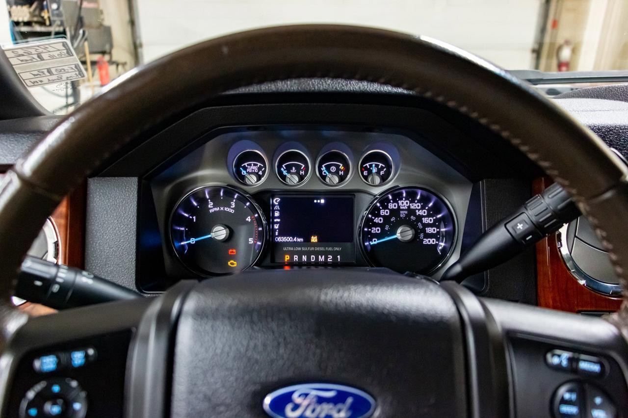 2016 Ford F-350 4x4 Crew Cab King Ranch Diesel Leather Nav BCam Red Deer AB