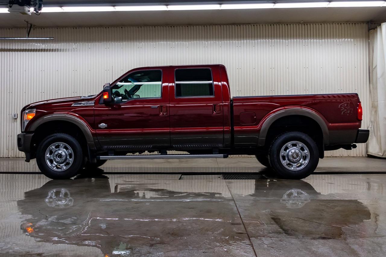 2016 Ford F-350 4x4 Crew Cab King Ranch Diesel Leather Nav BCam Red Deer AB