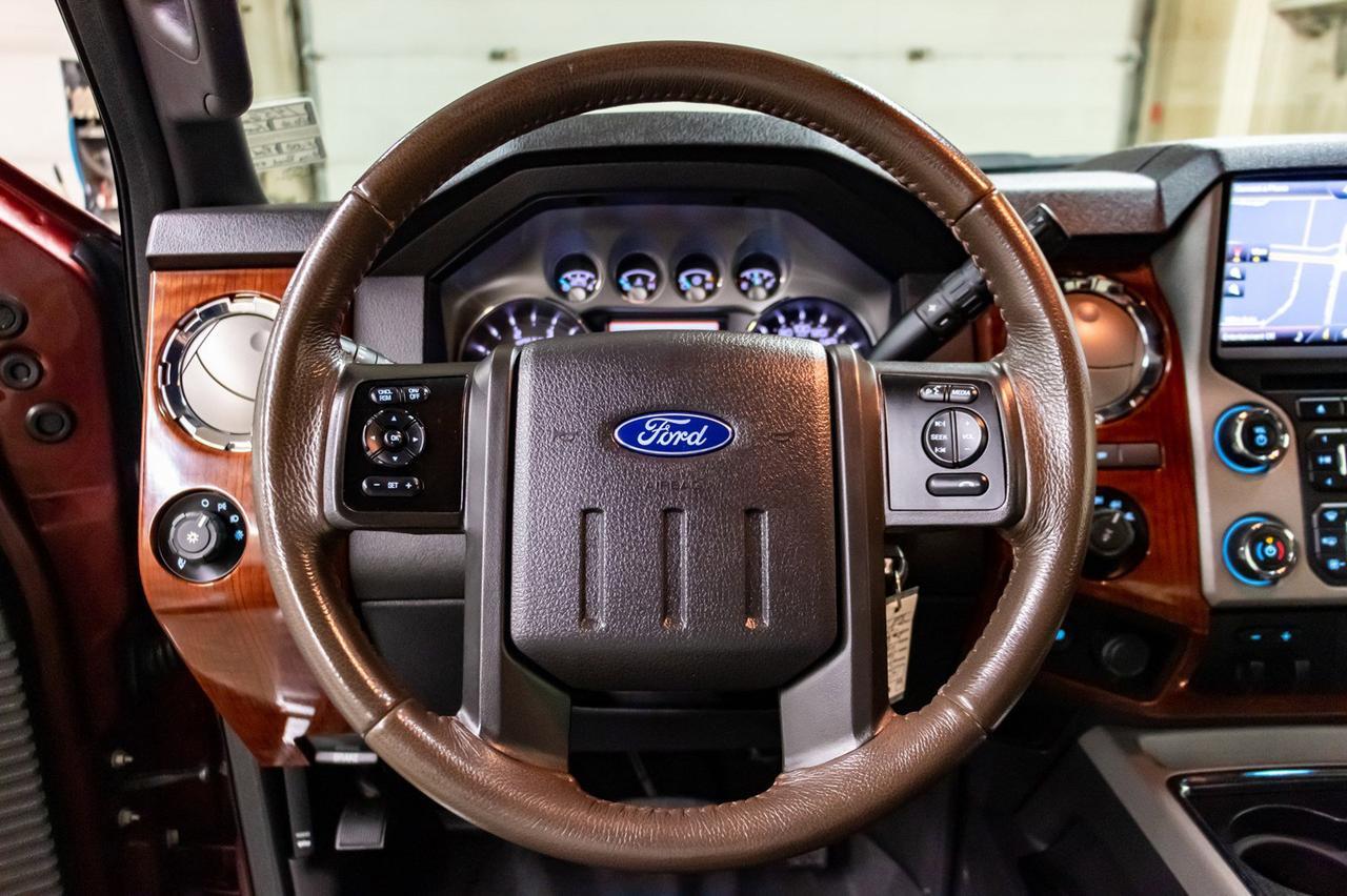 2016 Ford F-350 4x4 Crew Cab King Ranch Diesel Leather Nav BCam Red Deer AB