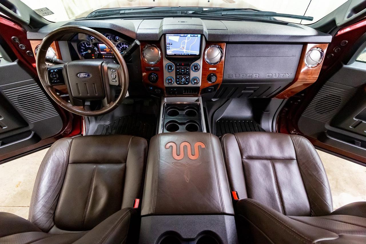 2016 Ford F-350 4x4 Crew Cab King Ranch Diesel Leather Nav BCam Red Deer AB