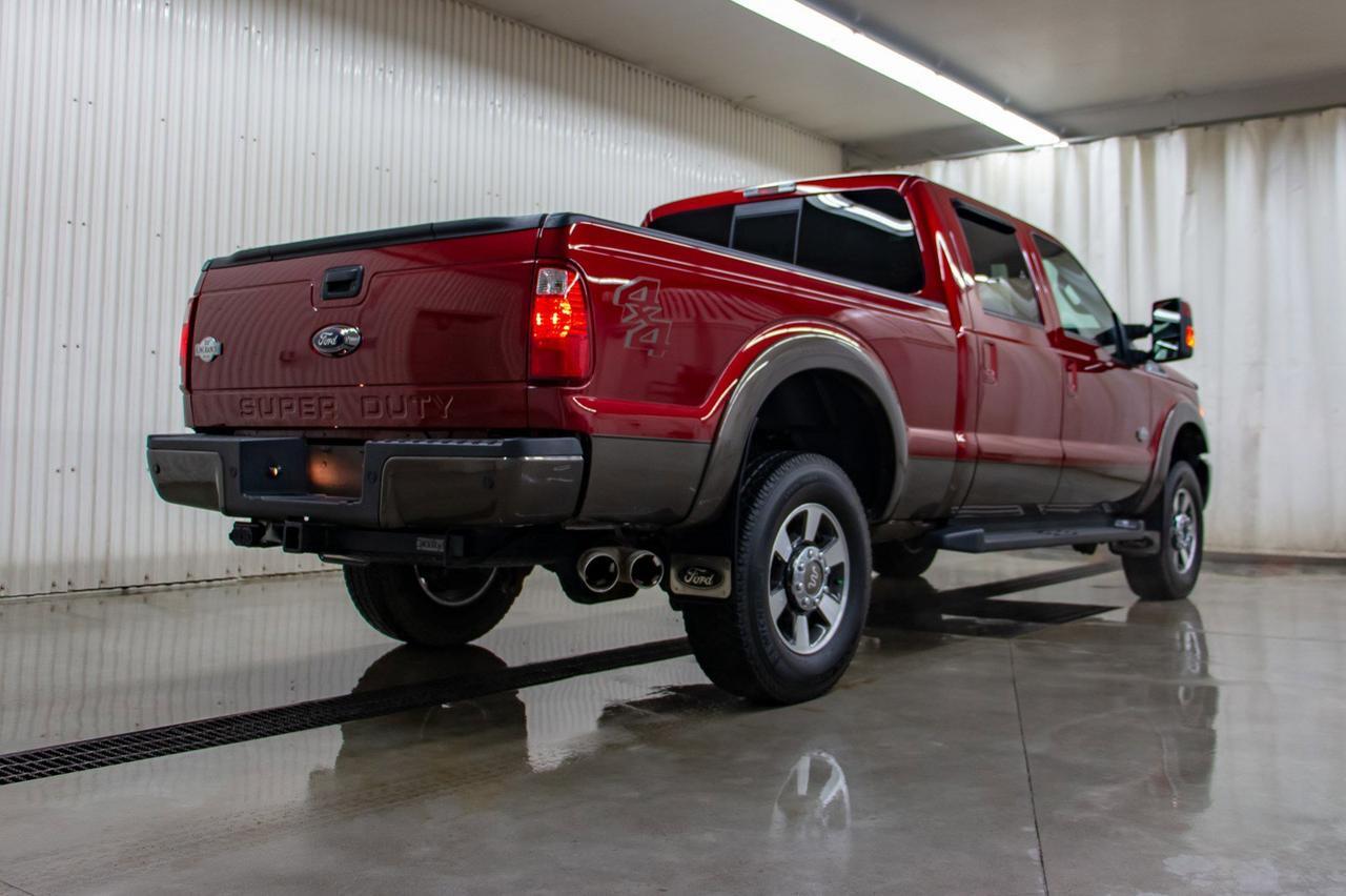 2016 Ford F-350 4x4 Crew Cab King Ranch Diesel Leather Roof Nav Red Deer AB
