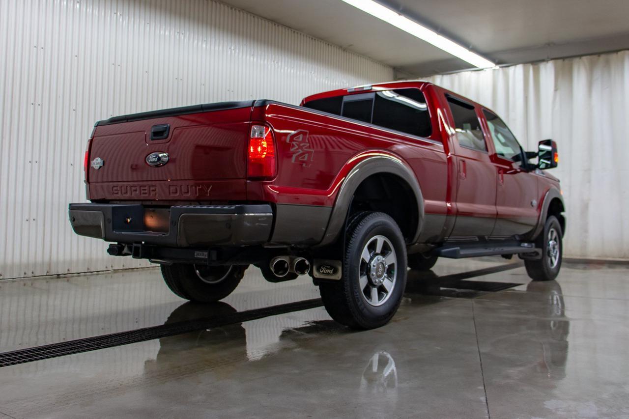 2016 Ford F-350 4x4 Crew Cab King Ranch Diesel Leather Roof Nav Red Deer AB