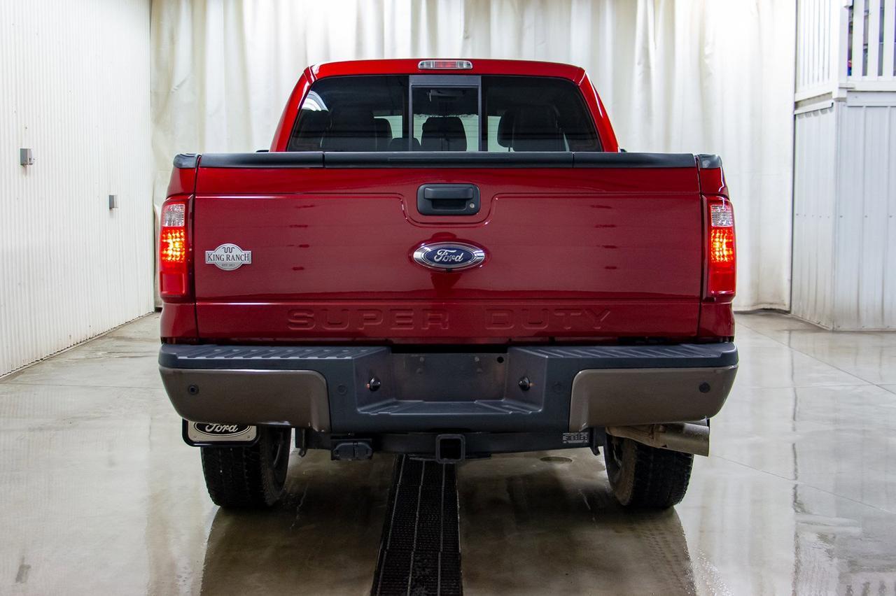 2016 Ford F-350 4x4 Crew Cab King Ranch Diesel Leather Roof Nav Red Deer AB