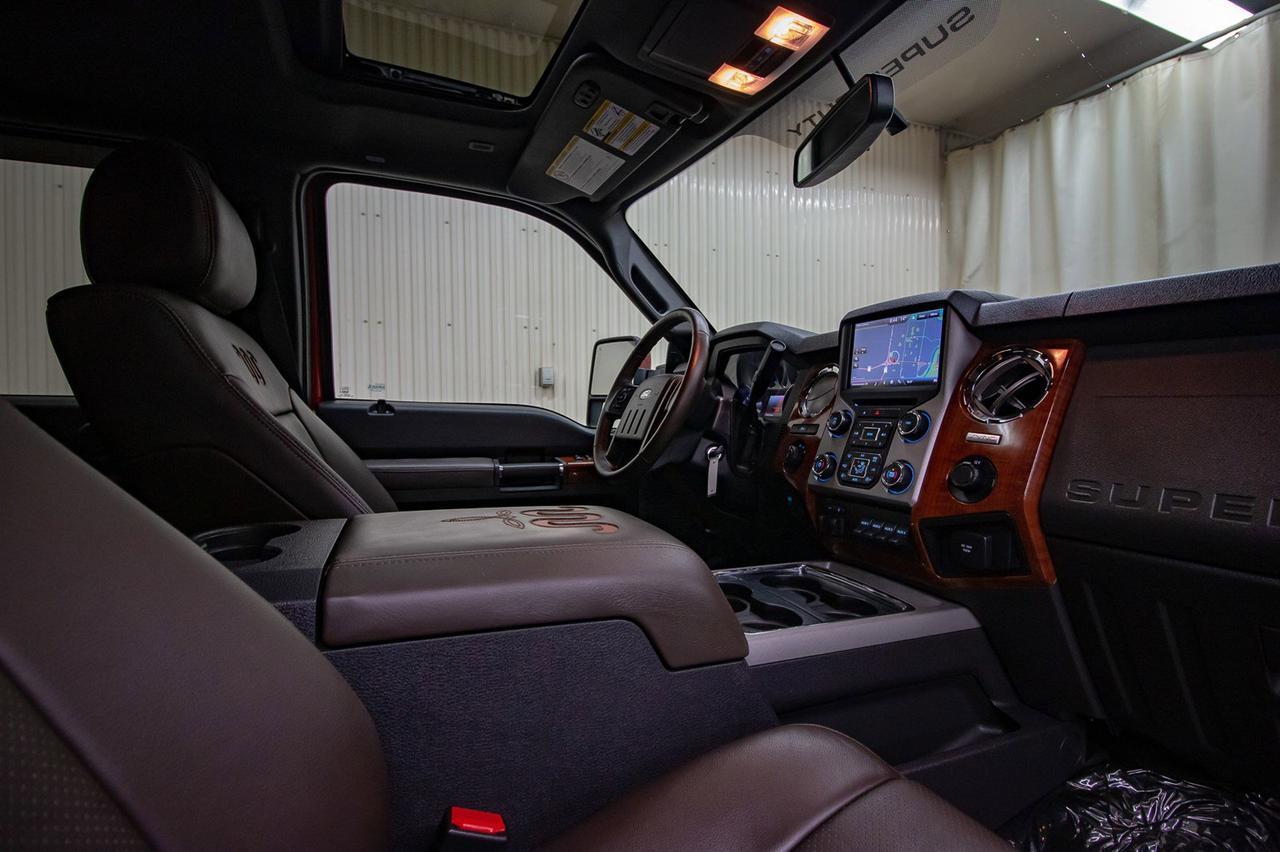 2016 Ford F-350 4x4 Crew Cab King Ranch Diesel Leather Roof Nav Red Deer AB