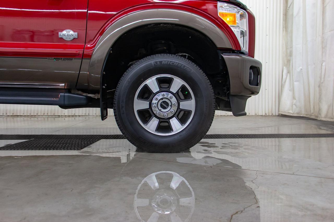 2016 Ford F-350 4x4 Crew Cab King Ranch Diesel Leather Roof Nav Red Deer AB