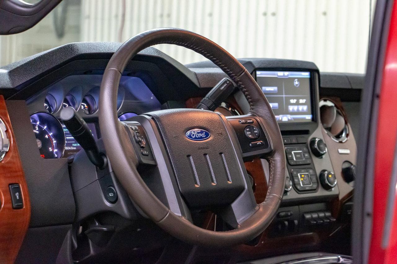 2016 Ford F-350 4x4 Crew Cab King Ranch Diesel Leather Roof Nav Red Deer AB