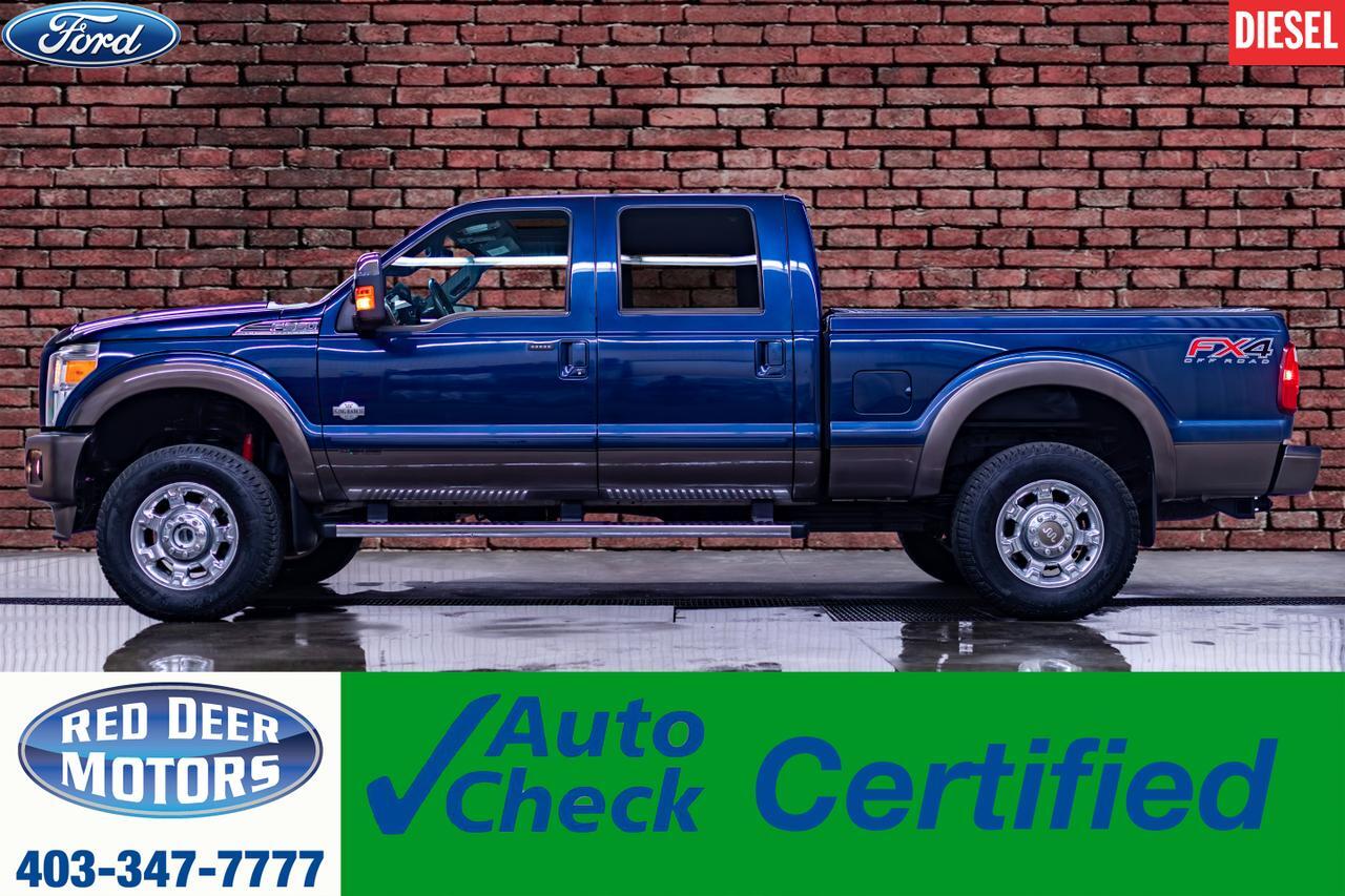 2016 Ford F-350 4x4 Crew Cab King Ranch FX4 Diesel Leather Roof Nav