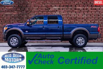 2016_Ford_F-350_4x4 Crew Cab King Ranch FX4 Diesel Leather Roof Nav_ Red Deer AB
