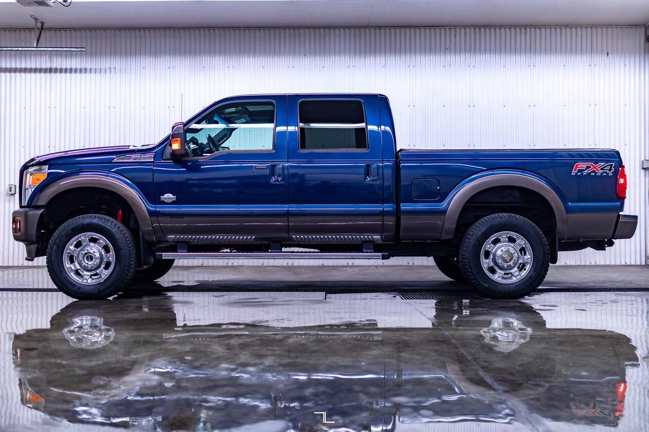 2016 Ford F-350 4x4 Crew Cab King Ranch FX4 Diesel Leather Roof Nav Red Deer AB