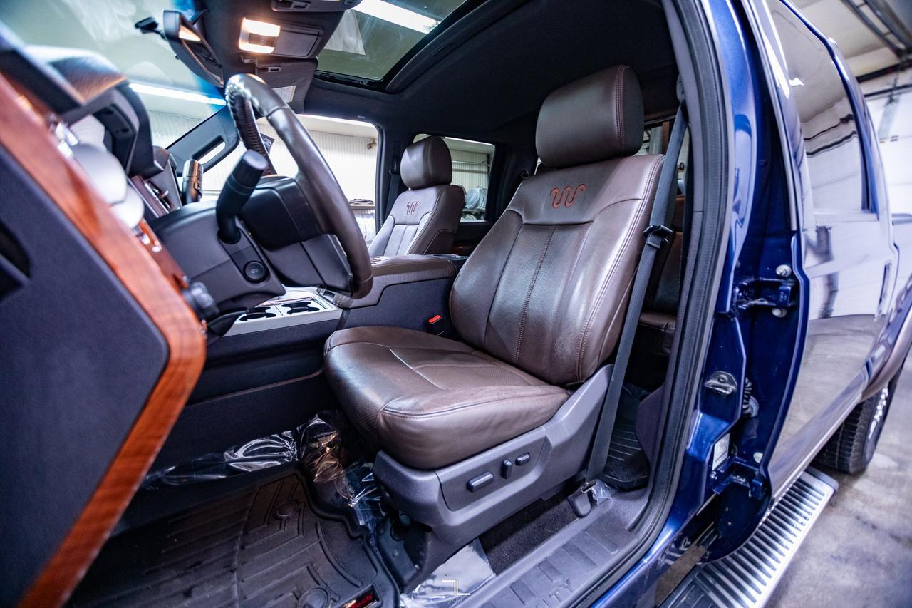 2016 Ford F-350 4x4 Crew Cab King Ranch FX4 Diesel Leather Roof Nav Red Deer AB