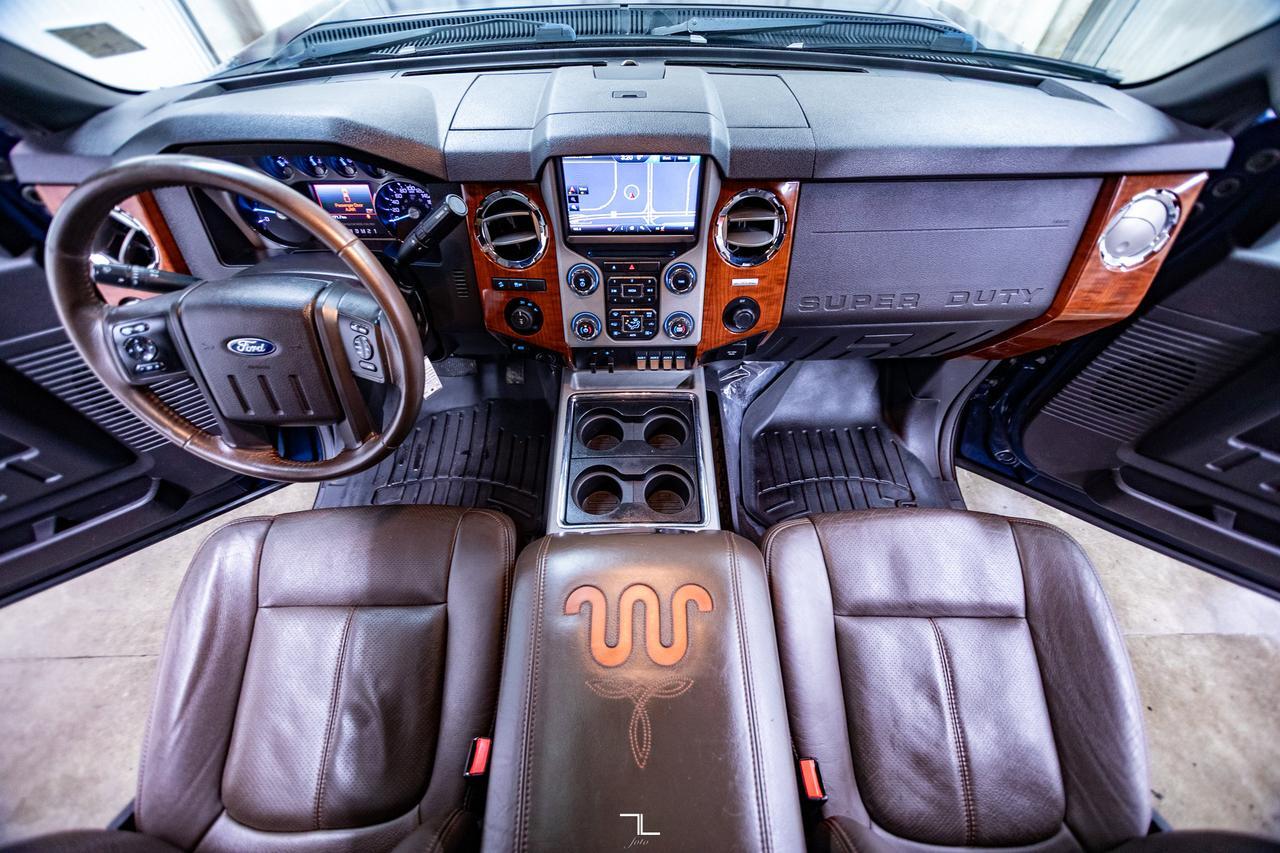 2016 Ford F-350 4x4 Crew Cab King Ranch FX4 Diesel Leather Roof Nav Red Deer AB