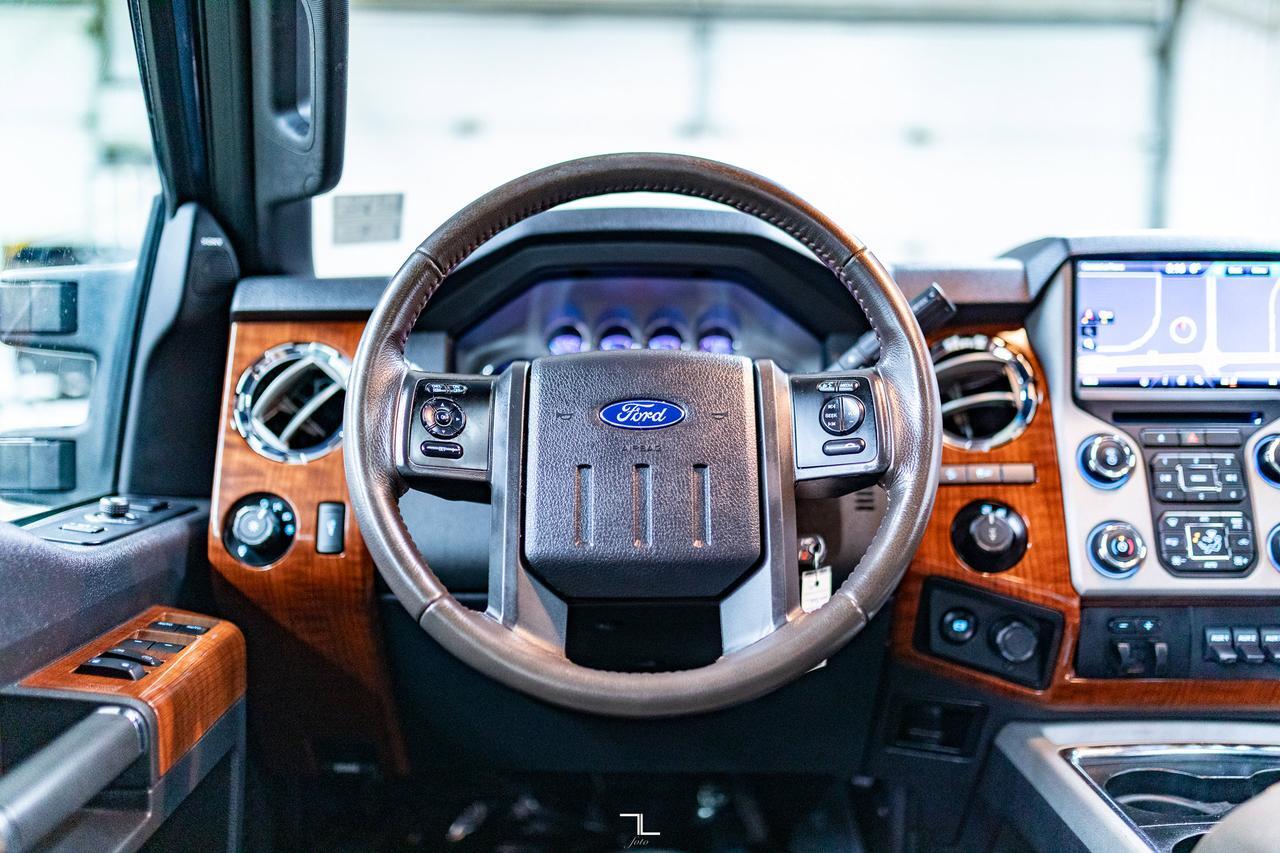 2016 Ford F-350 4x4 Crew Cab King Ranch FX4 Diesel Leather Roof Nav Red Deer AB