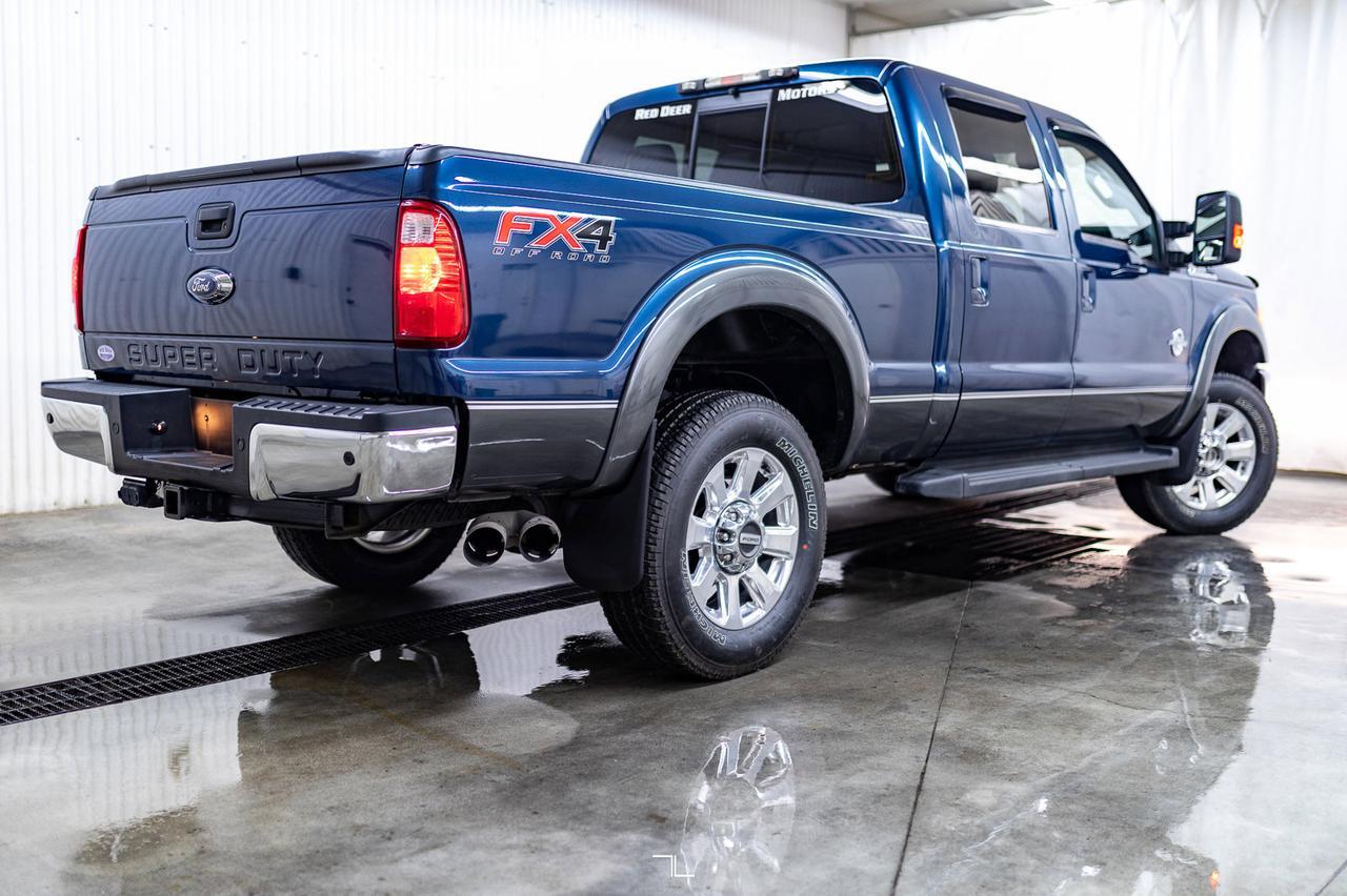 2016 Ford F-350 4x4 Crew Cab Lariat FX4 Diesel Leather Roof BCam Red Deer AB