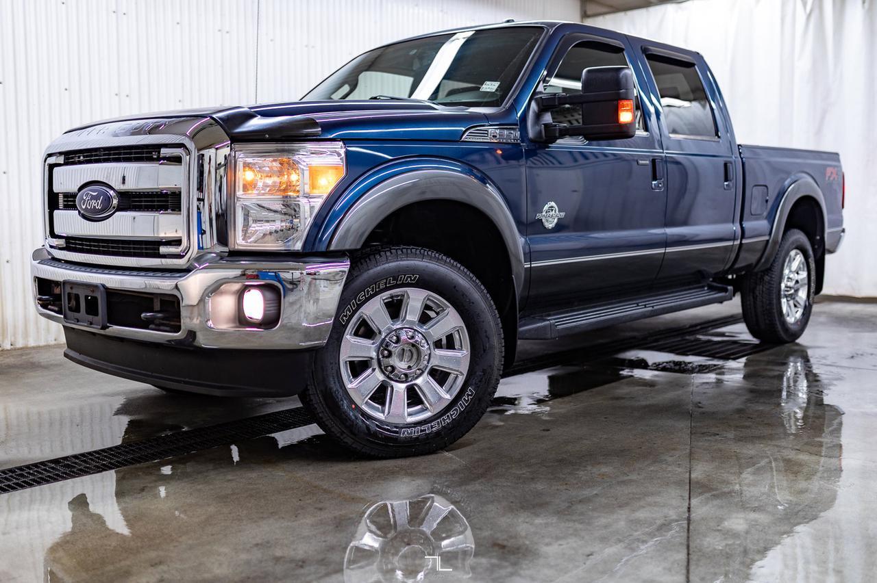 2016 Ford F-350 4x4 Crew Cab Lariat FX4 Diesel Leather Roof BCam Red Deer AB