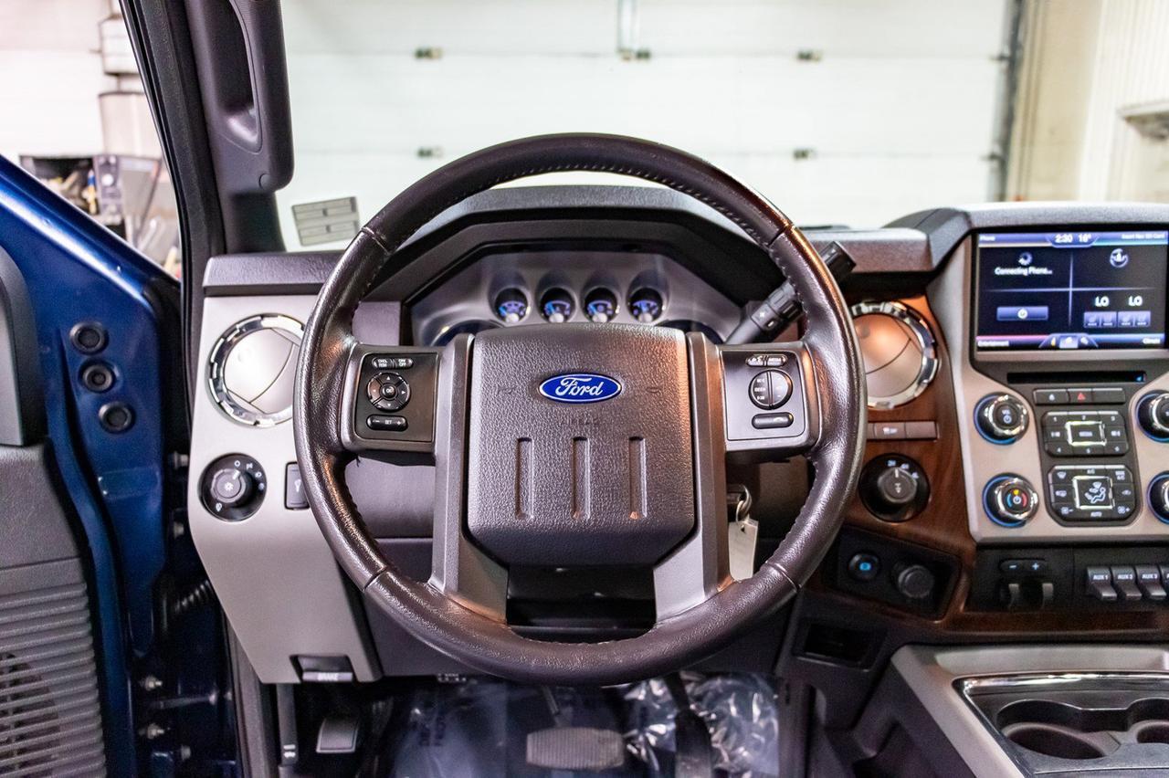 2016 Ford F-350 4x4 Crew Cab Lariat FX4 Diesel Leather Roof Nav Red Deer AB