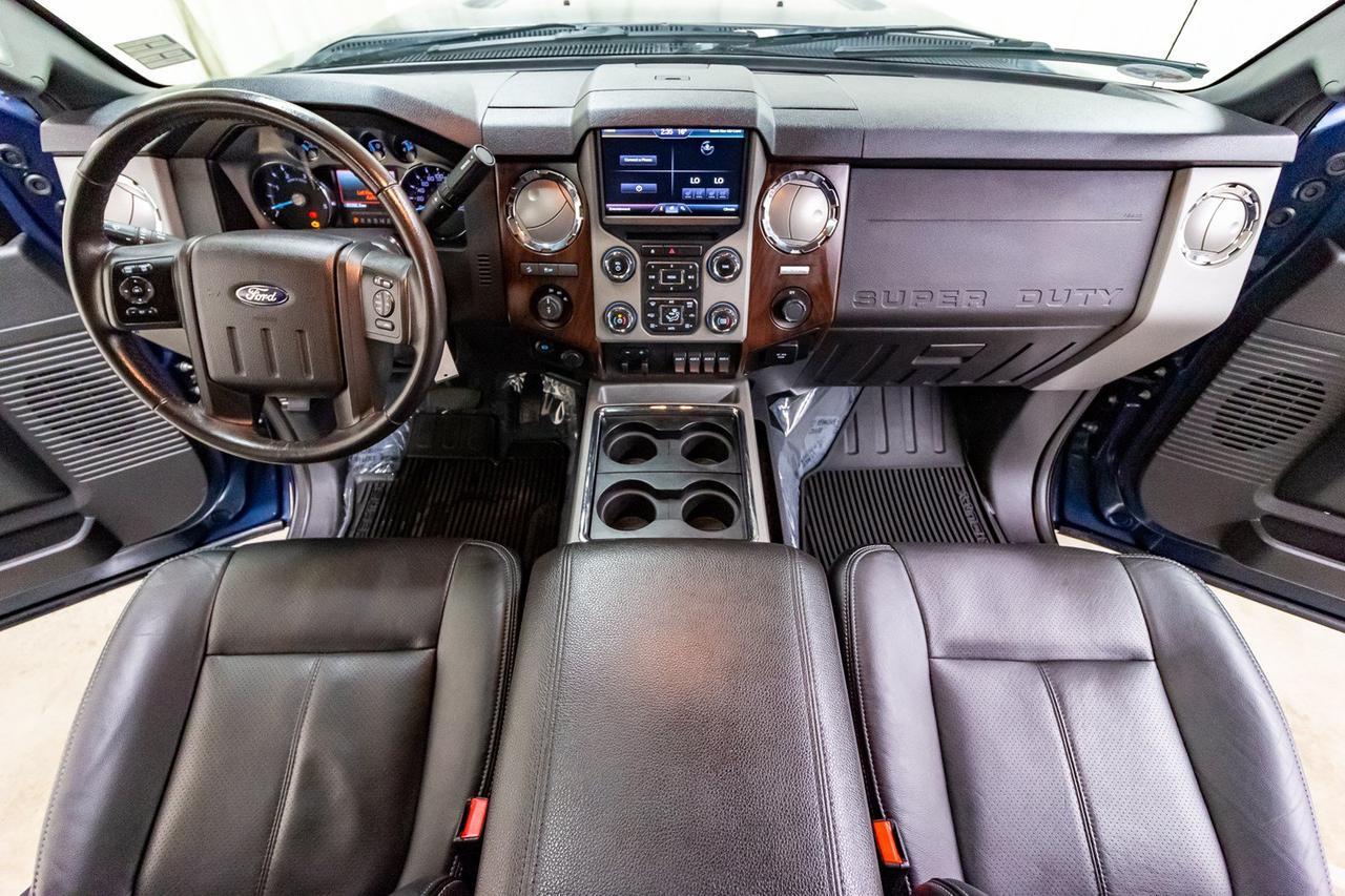 2016 Ford F-350 4x4 Crew Cab Lariat FX4 Diesel Leather Roof Nav Red Deer AB