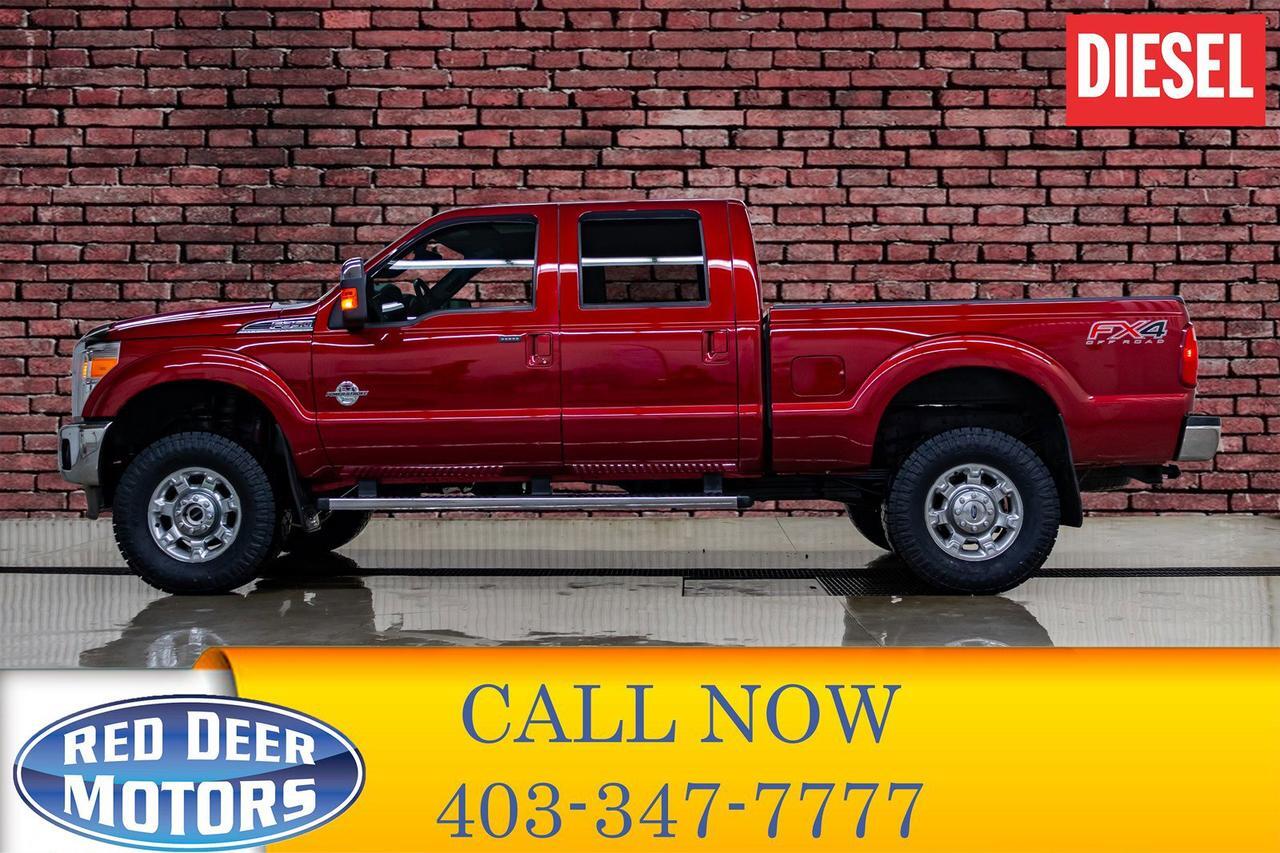 2016 Ford F-350 4x4 Crew Cab Lariat FX4 Diesel Leather Roof Nav