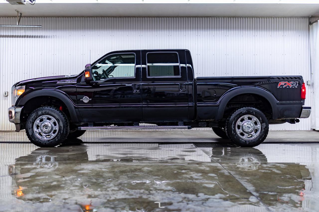 2016 Ford F-350 4x4 Crew Cab Lariat FX4 Diesel Leather Roof Nav Red Deer AB