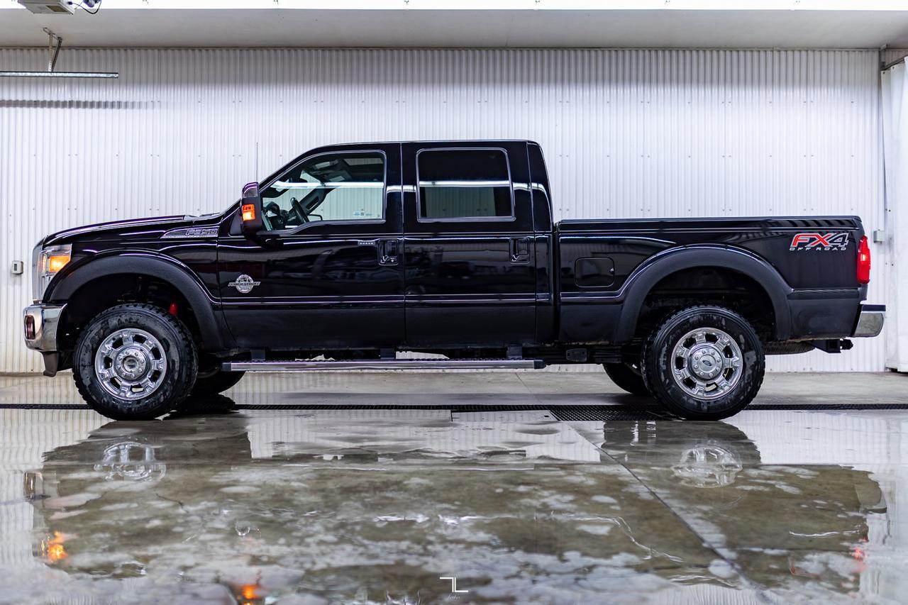 2016 Ford F-350 4x4 Crew Cab Lariat FX4 Diesel Leather Roof Nav Red Deer AB