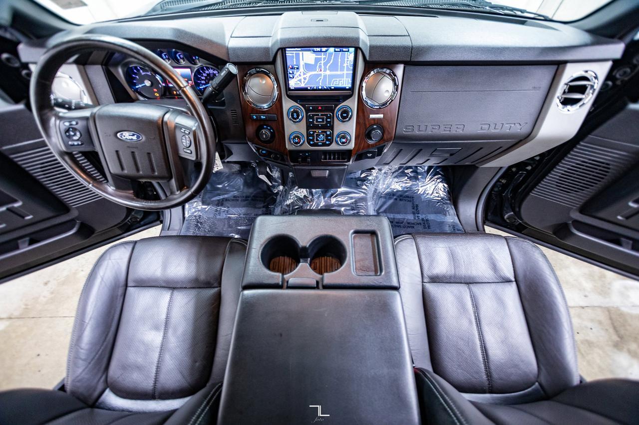 2016 Ford F-350 4x4 Crew Cab Lariat FX4 Diesel Leather Roof Nav Red Deer AB