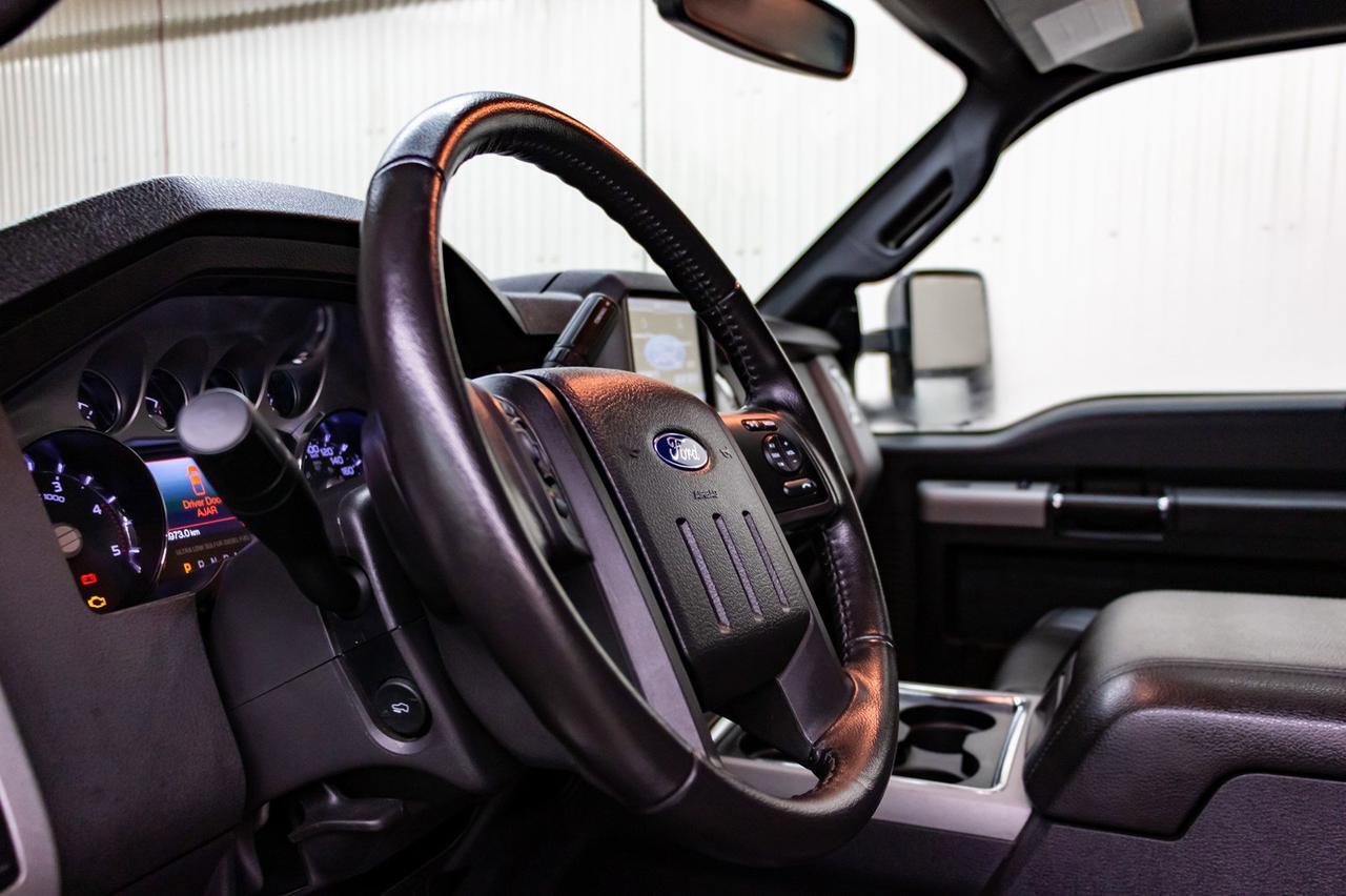 2016 Ford F-350 4x4 Crew Cab Lariat FX4 Diesel Leather Roof Nav Red Deer AB