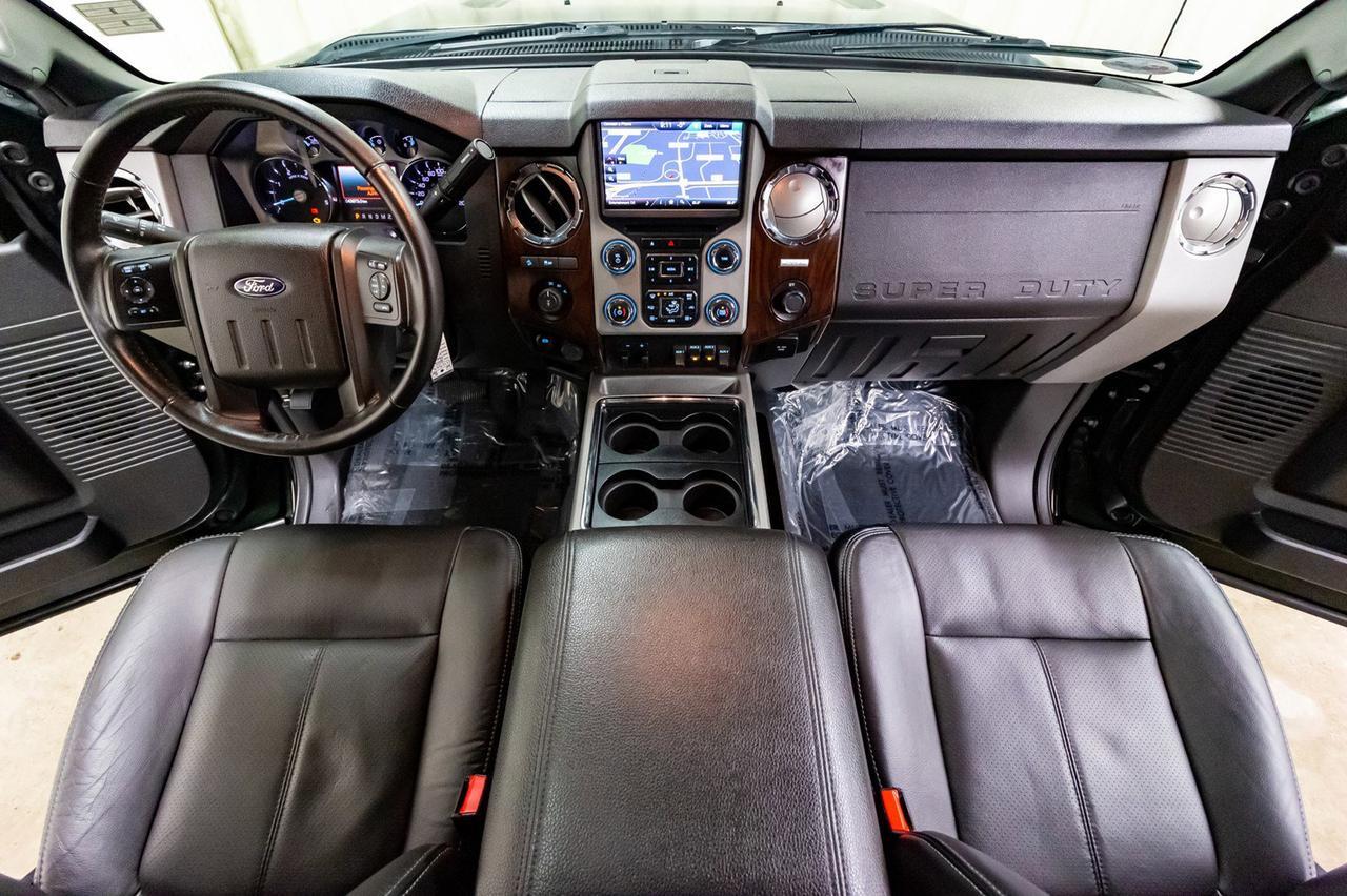 2016 Ford F-350 4x4 Crew Cab Lariat FX4 Diesel Leather Roof Nav Red Deer AB