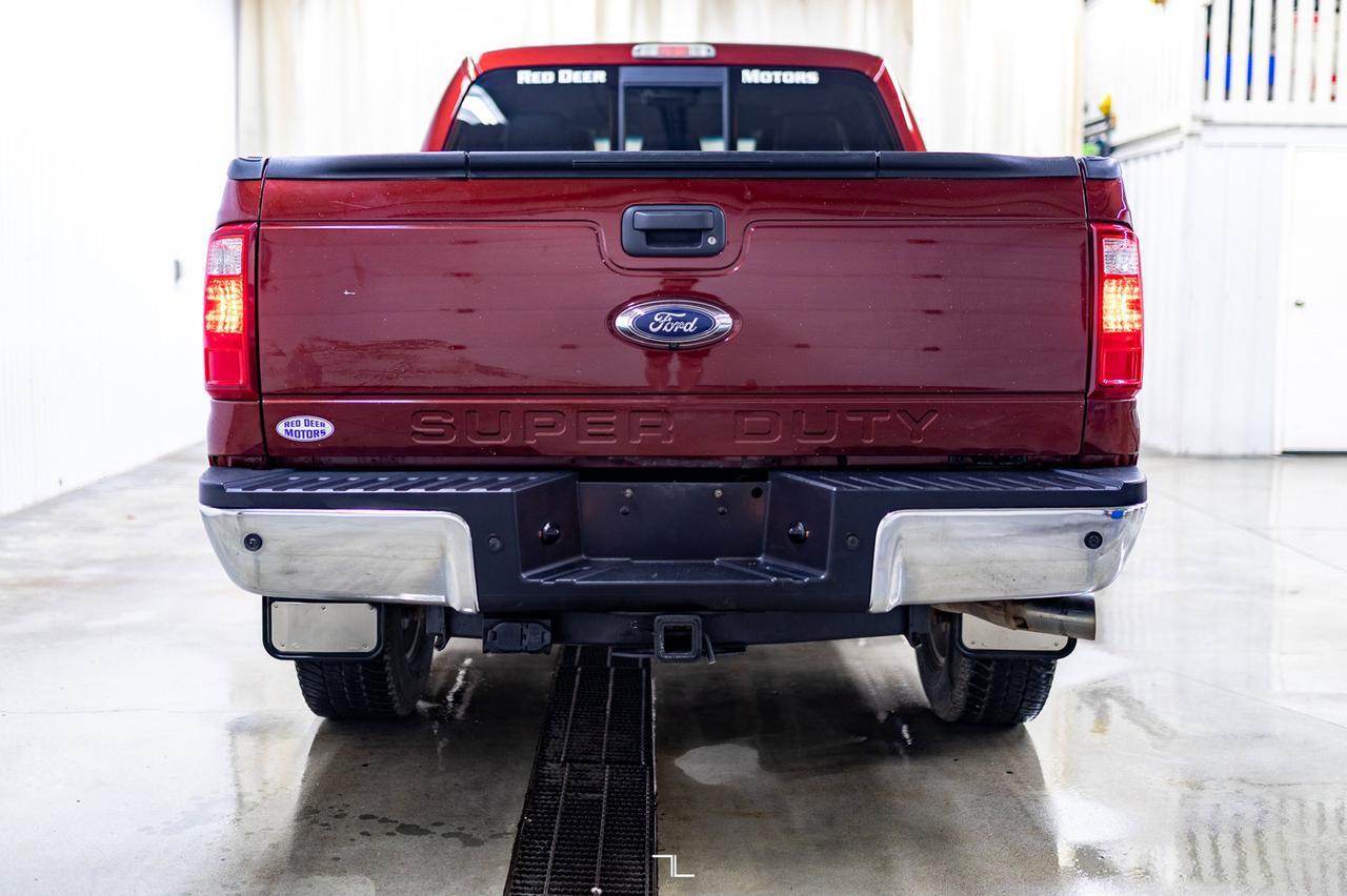 2016 Ford F-350 4x4 Crew Cab Lariat FX4 Diesel Leather Roof Nav Red Deer AB