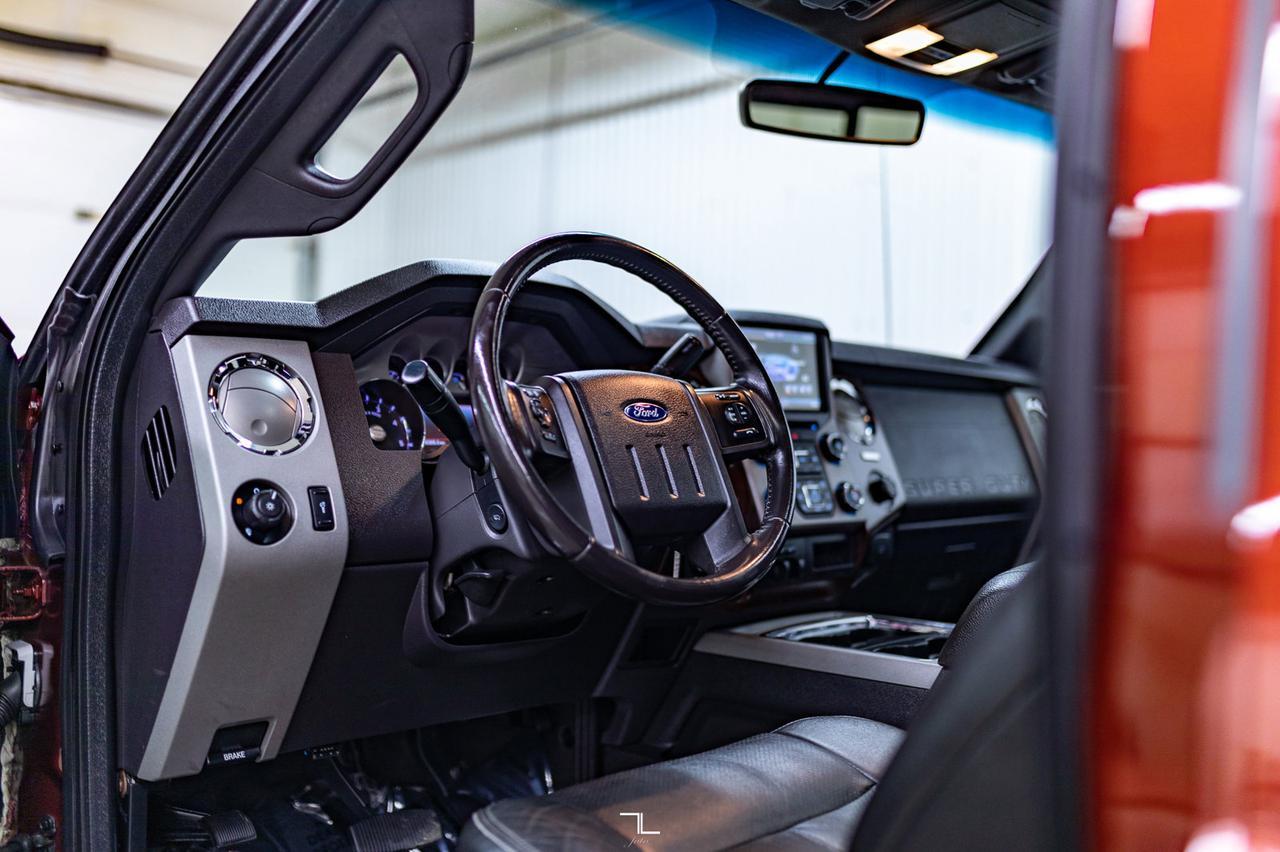 2016 Ford F-350 4x4 Crew Cab Lariat FX4 Diesel Leather Roof Nav Red Deer AB