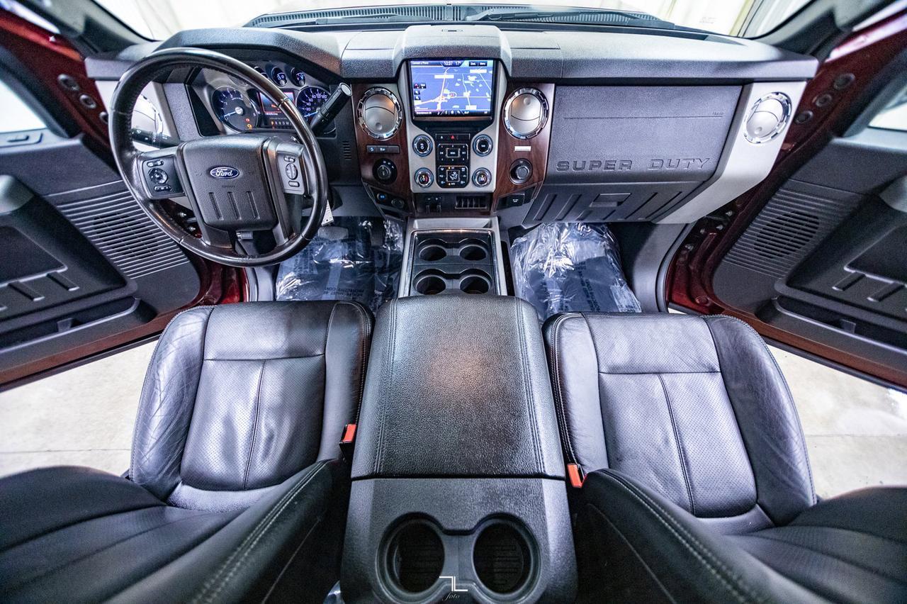 2016 Ford F-350 4x4 Crew Cab Lariat FX4 Diesel Leather Roof Nav Red Deer AB