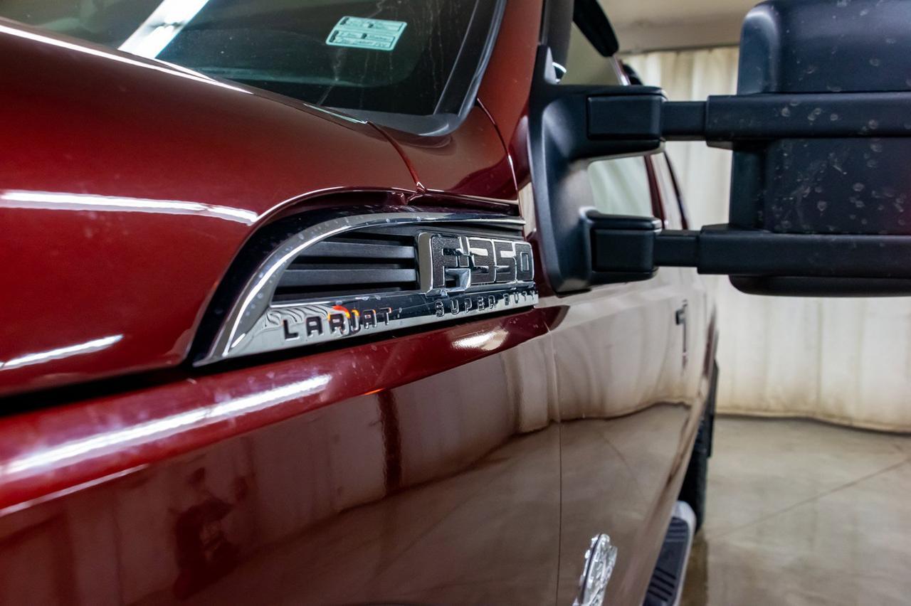 2016 Ford F-350 4x4 Crew Cab Lariat FX4 Diesel Leather Roof Nav Red Deer AB