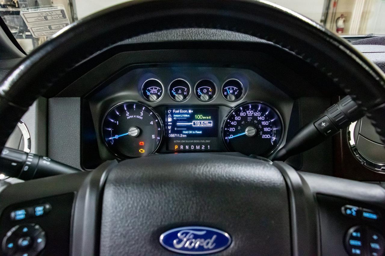 2016 Ford F-350 4x4 Crew Cab Lariat FX4 Diesel Leather Roof Nav Red Deer AB