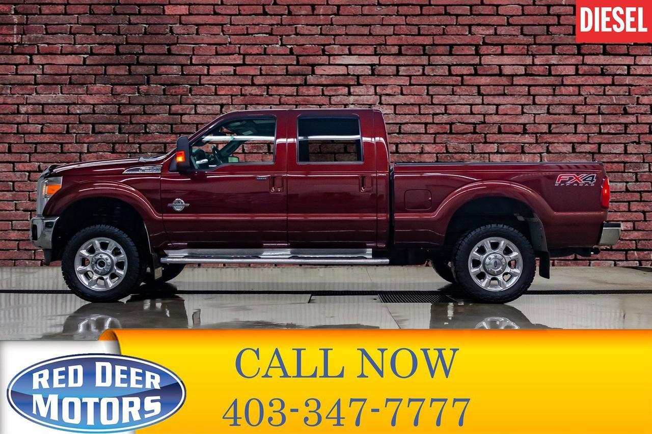 2016 Ford F-350 4x4 Crew Cab Lariat FX4 Diesel Leather Roof Nav