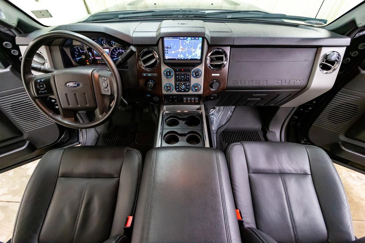 2016 Ford F-350 4x4 Crew Cab Lariat FX4 Diesel Leather Roof Nav Red Deer AB