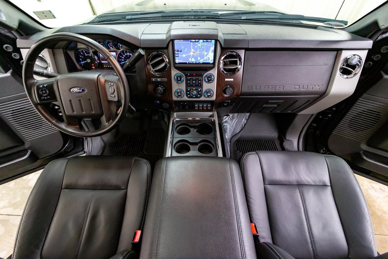 2016 Ford F-350 4x4 Crew Cab Lariat FX4 Diesel Leather Roof Nav Red Deer AB