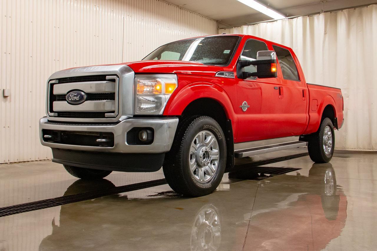2016 Ford F-350 4x4 Crew Cab Lariat FX4 Diesel Red Deer AB