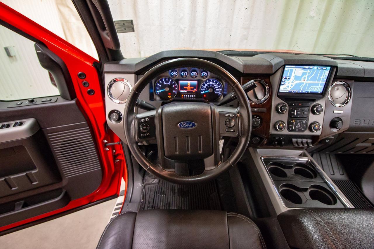2016 Ford F-350 4x4 Crew Cab Lariat FX4 Diesel Red Deer AB