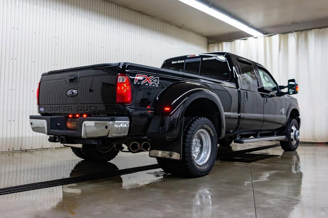 2016 Ford F-350 4x4 Crew Cab Lariat FX4 Dually Diesel Red Deer AB