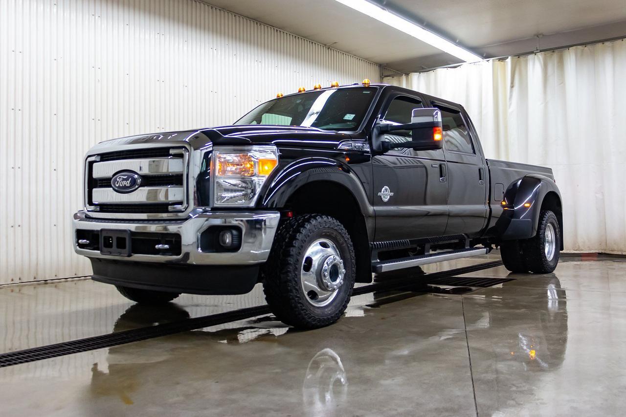 2016 Ford F-350 4x4 Crew Cab Lariat FX4 Dually Diesel Red Deer AB