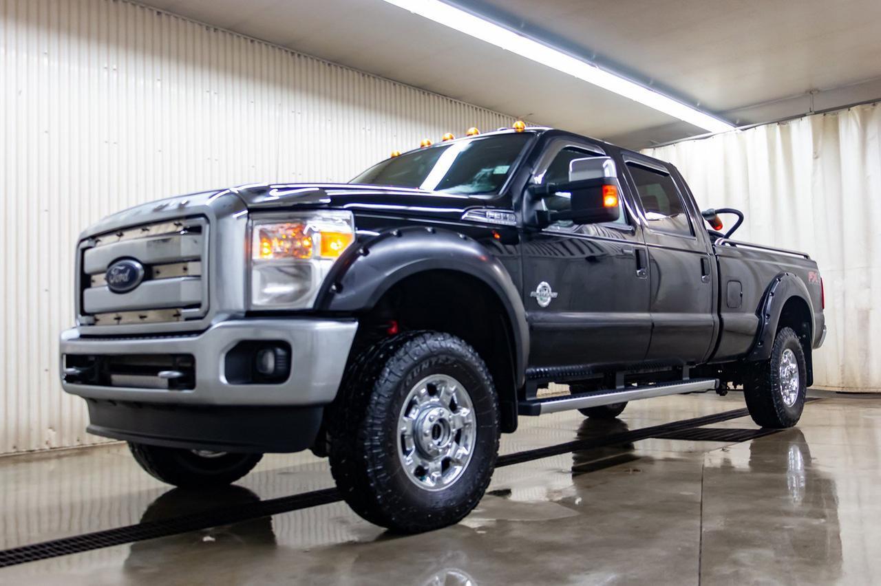 2016 Ford F-350 4x4 Crew Cab Lariat FX4 Longbox Diesel Red Deer AB