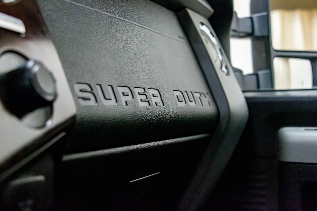 2016 Ford F-350 4x4 Crew Cab Lariat Longbox Diesel Leather Nav BCam Red Deer AB