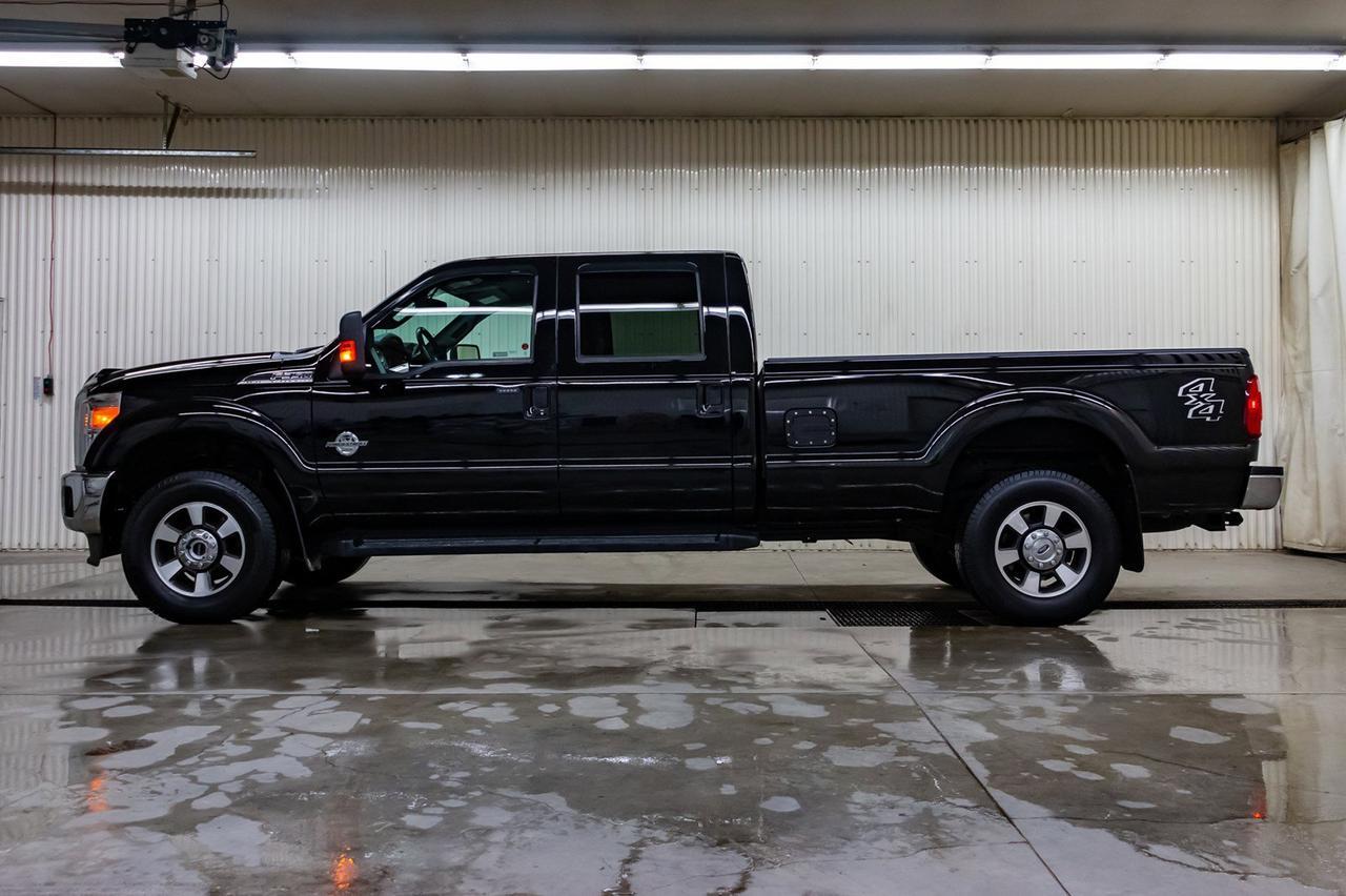 2016 Ford F-350 4x4 Crew Cab Lariat Longbox Diesel Leather Nav BCam Red Deer AB