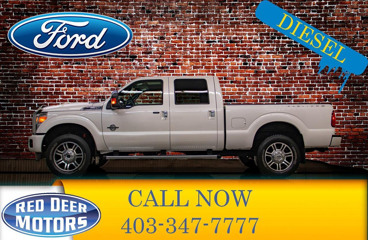 2016 Ford F-350 4x4 Crew Cab Platinum Diesel Leather Roof Nav