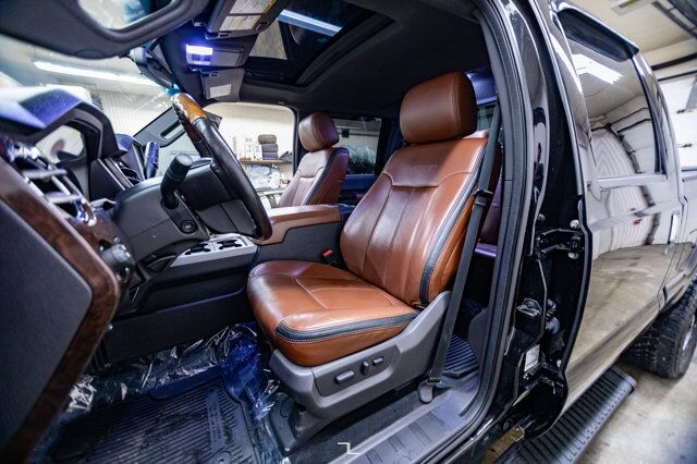 2016 Ford F-350 4x4 Crew Cab Platinum Diesel Leather Roof Nav Red Deer AB