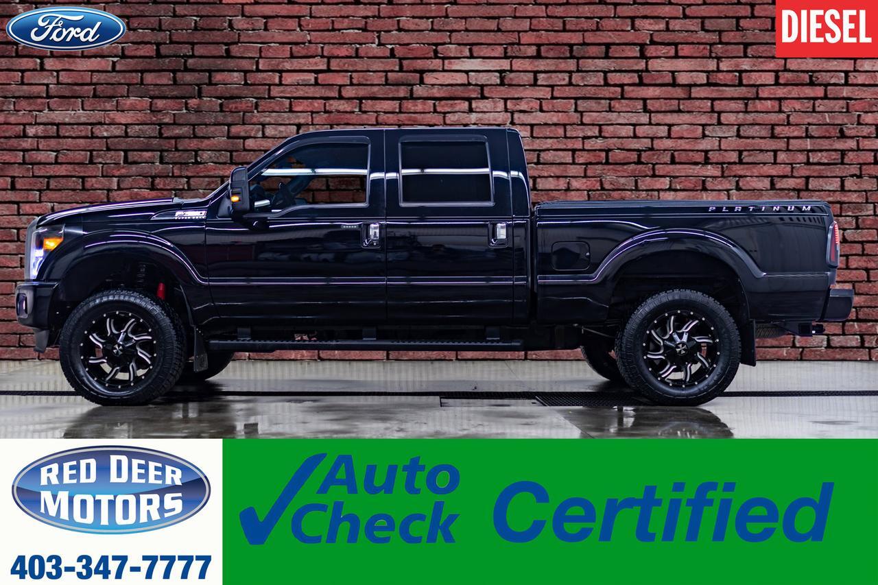 2016 Ford F-350 4x4 Crew Cab Platinum Diesel Leather Roof Nav
