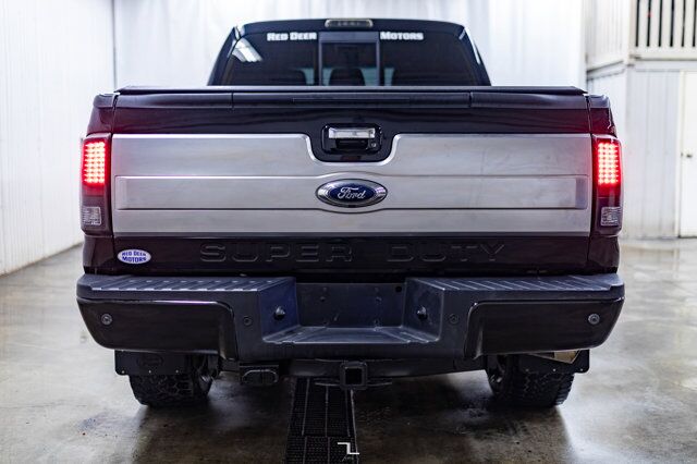 2016 Ford F-350 4x4 Crew Cab Platinum Diesel Leather Roof Nav Red Deer AB
