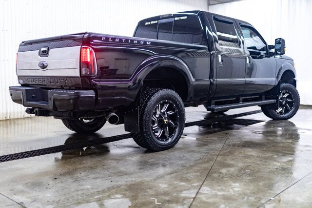 2016 Ford F-350 4x4 Crew Cab Platinum Diesel Leather Roof Nav Red Deer AB