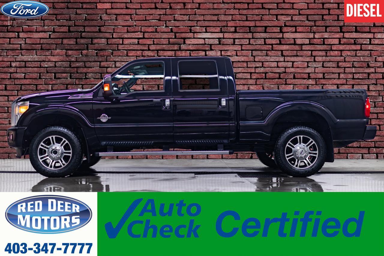 2016 Ford F-350 4x4 Crew Cab Platinum Diesel Leather Roof Nav