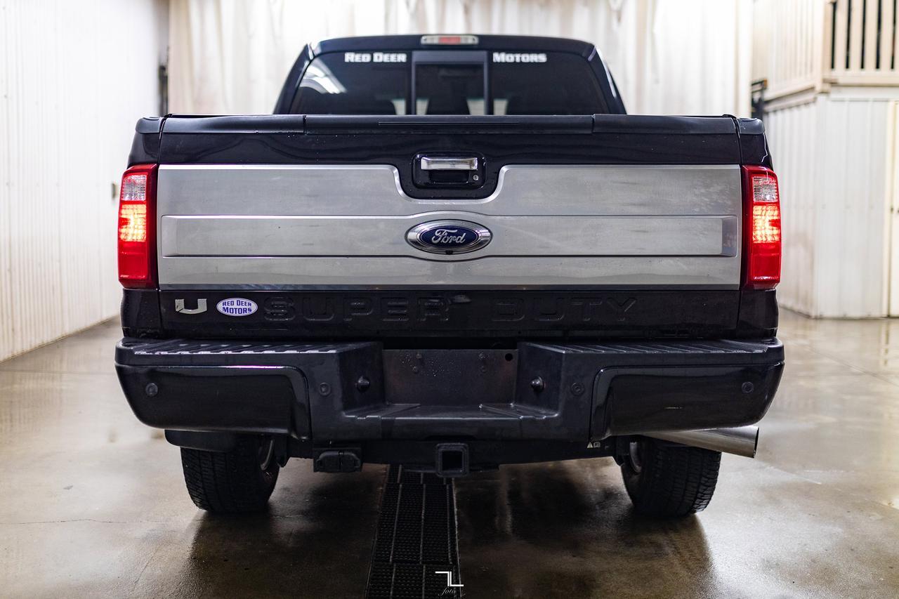 2016 Ford F-350 4x4 Crew Cab Platinum Diesel Leather Roof Nav Red Deer AB