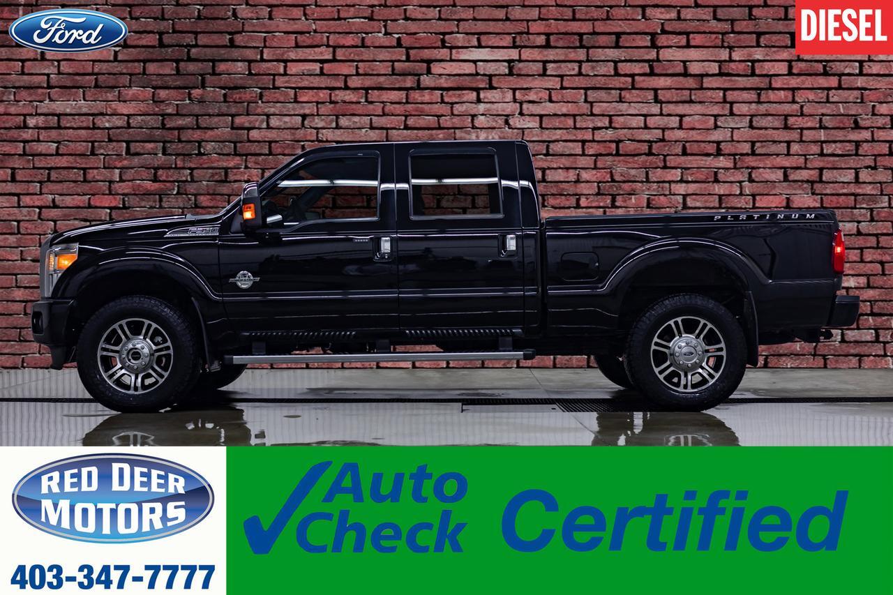 2016 Ford F-350 4x4 Crew Cab Platinum Diesel Leather Roof Nav