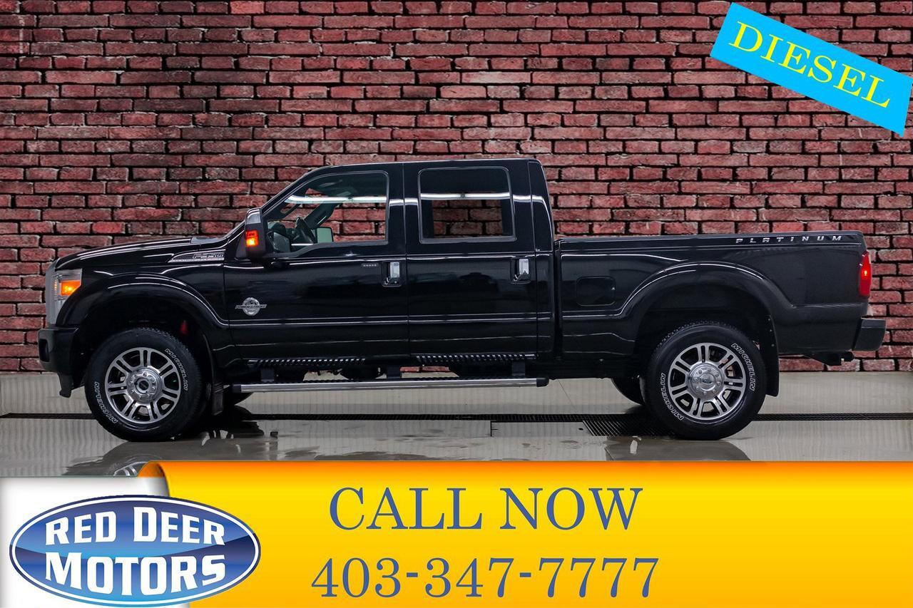2016 Ford F-350 4x4 Crew Cab Platinum Diesel Leather Roof Nav